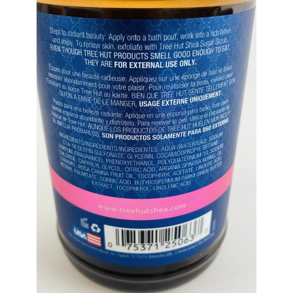 Tree Hut Shea Moisturizing Body Wash Moroccan Rose 17oz NEW HTF Antioxidants - Picture 6 of 9